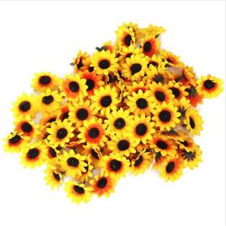 100 umělých malinkých slunečnic