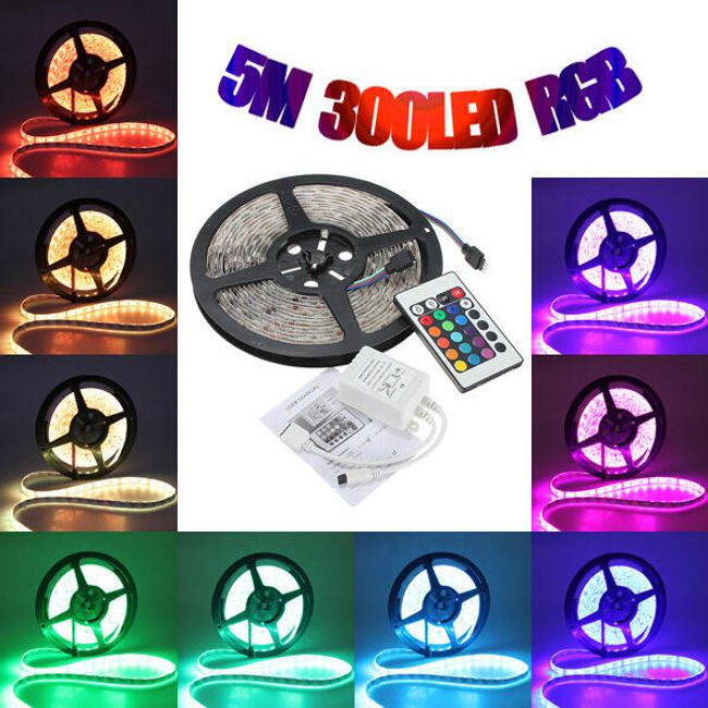 Led Rgb Traka Sa Daljinskim Upravljacem 5 M Shipgratis Hr