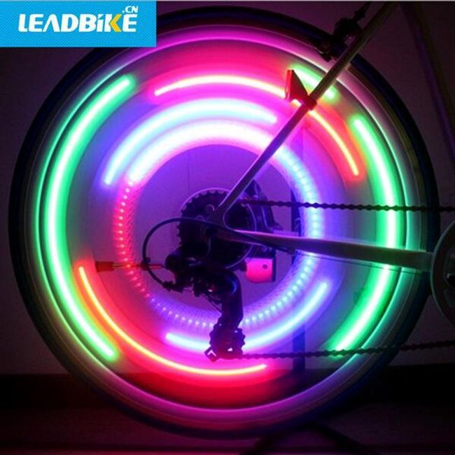 Światło LED do szprychów koła rowerowego - kilka kolorów 1