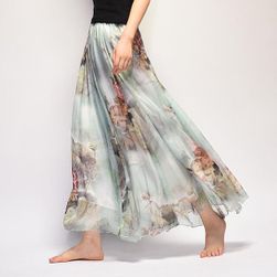 Dlouhá vzdušná sukně Summer - 18