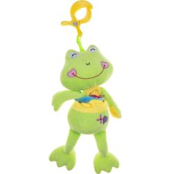 Плюшена играчка с машина за играчки - жаба - зелена SR_DS47856915