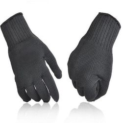 Перчатки рабочие защитные кевларовые - чёрные